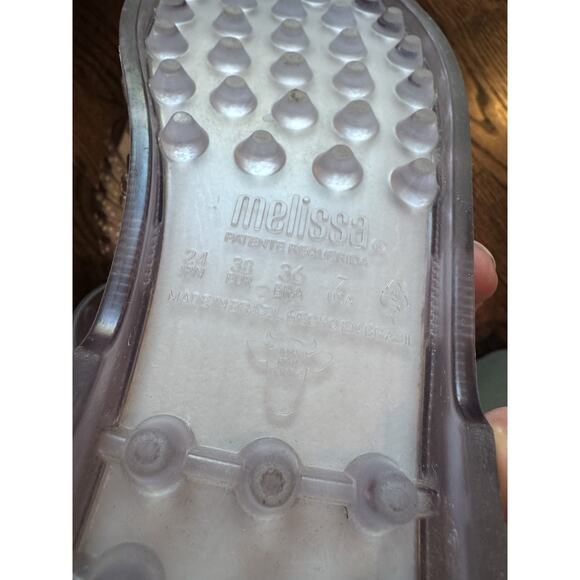 MELISSA Possession Crystals Women's Jelly Sandals Sz 7 NWT $500 - Picture 13 of 16